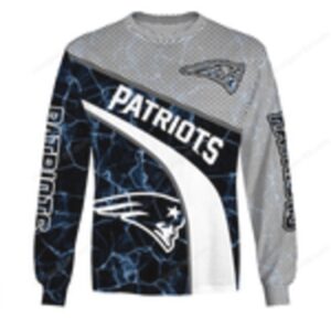 New England Patriots Dynamic Design Long Sleeve Shirt