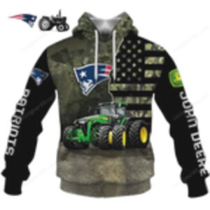 New England Patriots John Deere Camouflage Hoddie New England Patriots John Deere Camouflage Hoddie