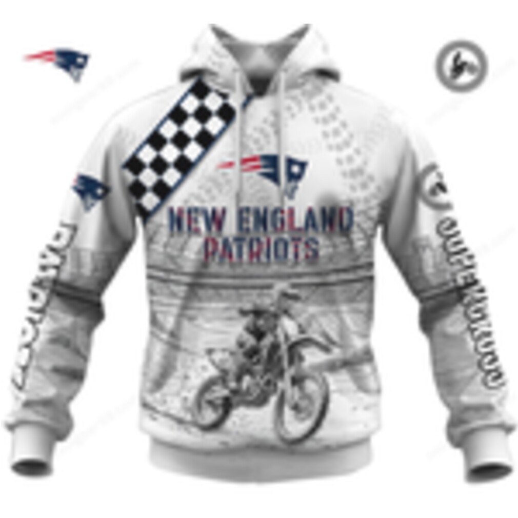 New England Patriots Motocross Long Sleeve T Shirt Custom Name & Number Hoddie New England Patriots Motocross Long Sleeve T Shirt Custom Name & Number Hoddie