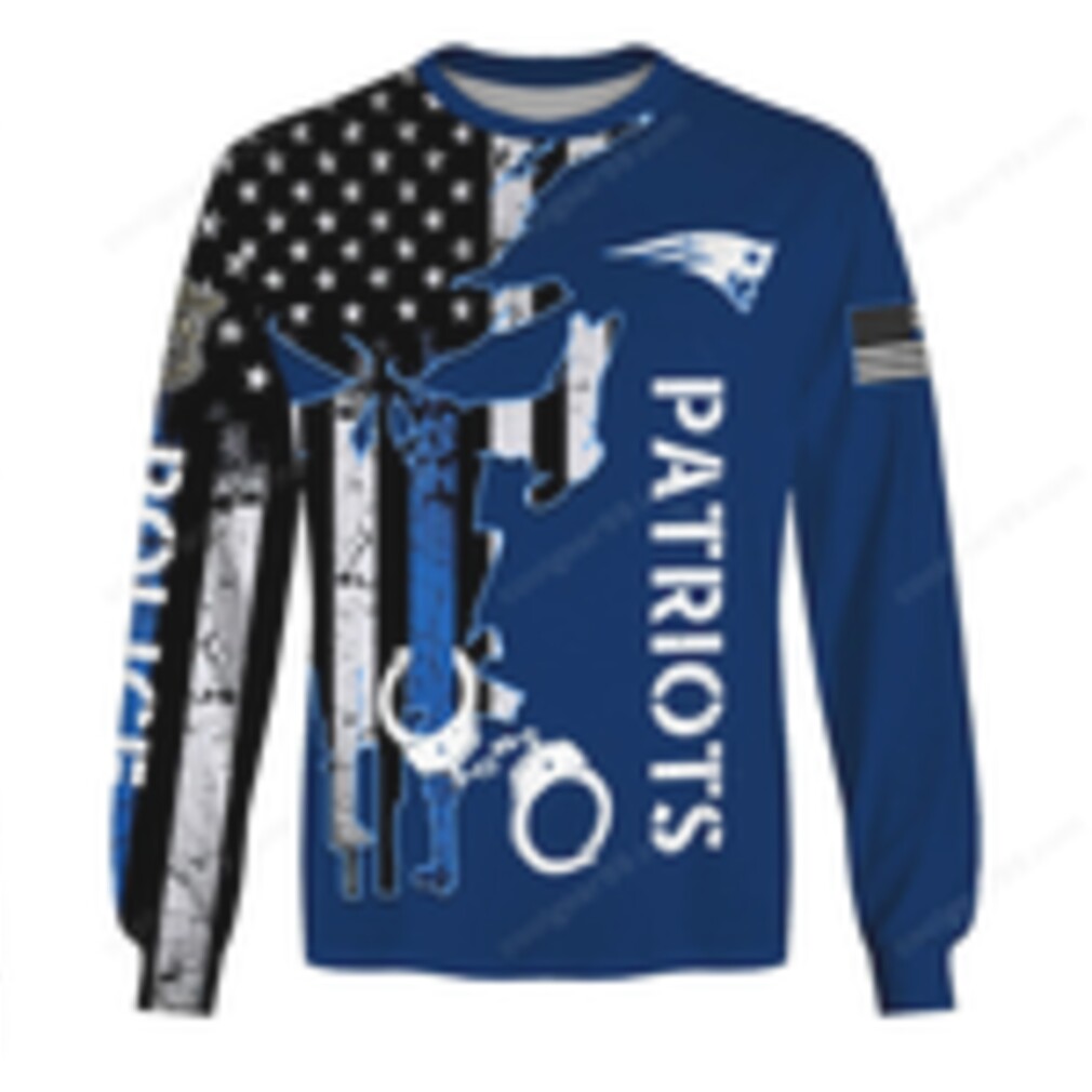 New England Patriots Police Flag Handcuffs Apparel Hoddie New England Patriots Police Flag Handcuffs Apparel Hoddie