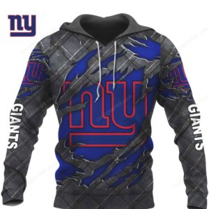 New York Giants Black Metal Design NFL Hoodie New York Giants Black Metal Design NFL Hoodie