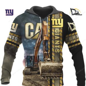 New York Giants Caterpillar Design NFL Hoodie New York Giants Caterpillar Design NFL Hoodie