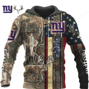 New York Giants Deer Hunting Design NFL Hoodie New York Giants Deer Hunting Design NFL Hoodie