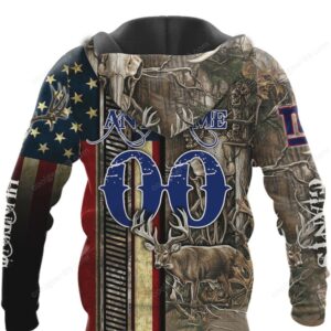 New York Giants Deer Hunting Design NFL Hoodie