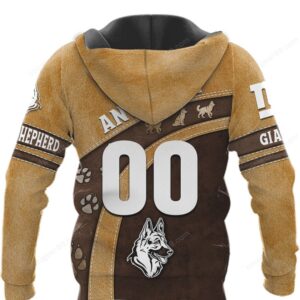 New York Giants German Shepherd Design Dog Lover Gift Hoodie