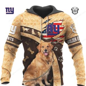 New York Giants Golden Retriever Edition NFL Hoodie New York Giants Golden Retriever Edition NFL Hoodie