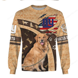 New York Giants Golden Retriever Edition NFL Hoodie