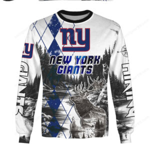 New York Giants Hiking Design NFL Hoodie