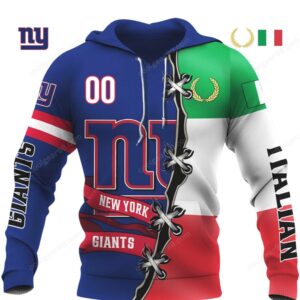 New York Giants Italy Edition NFL Football Fan Hoodie New York Giants Italy Edition NFL Football Fan Hoodie