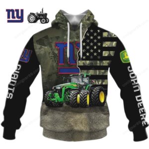 New York Giants John Deere Design NFL Hoodie New York Giants John Deere Design NFL Hoodie