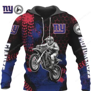 New York Giants Motorcross Design NFL Hoodie New York Giants Motorcross Design NFL Hoodie