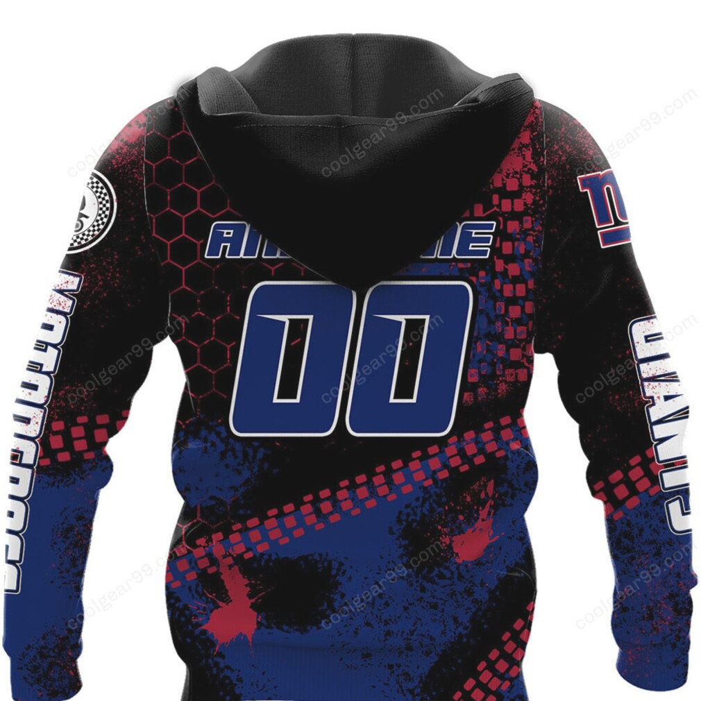 New York Giants Motorcross Design NFL Hoodie New York Giants Motorcross Design NFL Hoodie
