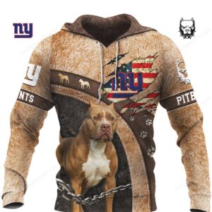 New York Giants Pitbull Edition NFL Hoodie New York Giants Pitbull Edition NFL Hoodie