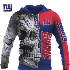New York Giants Skull Fury Design NFL Hoodie New York Giants Skull Fury Design NFL Hoodie