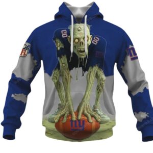 New York Giants Zombie HLW Design NFL Hoodie New York Giants Zombie HLW Design NFL Hoodie