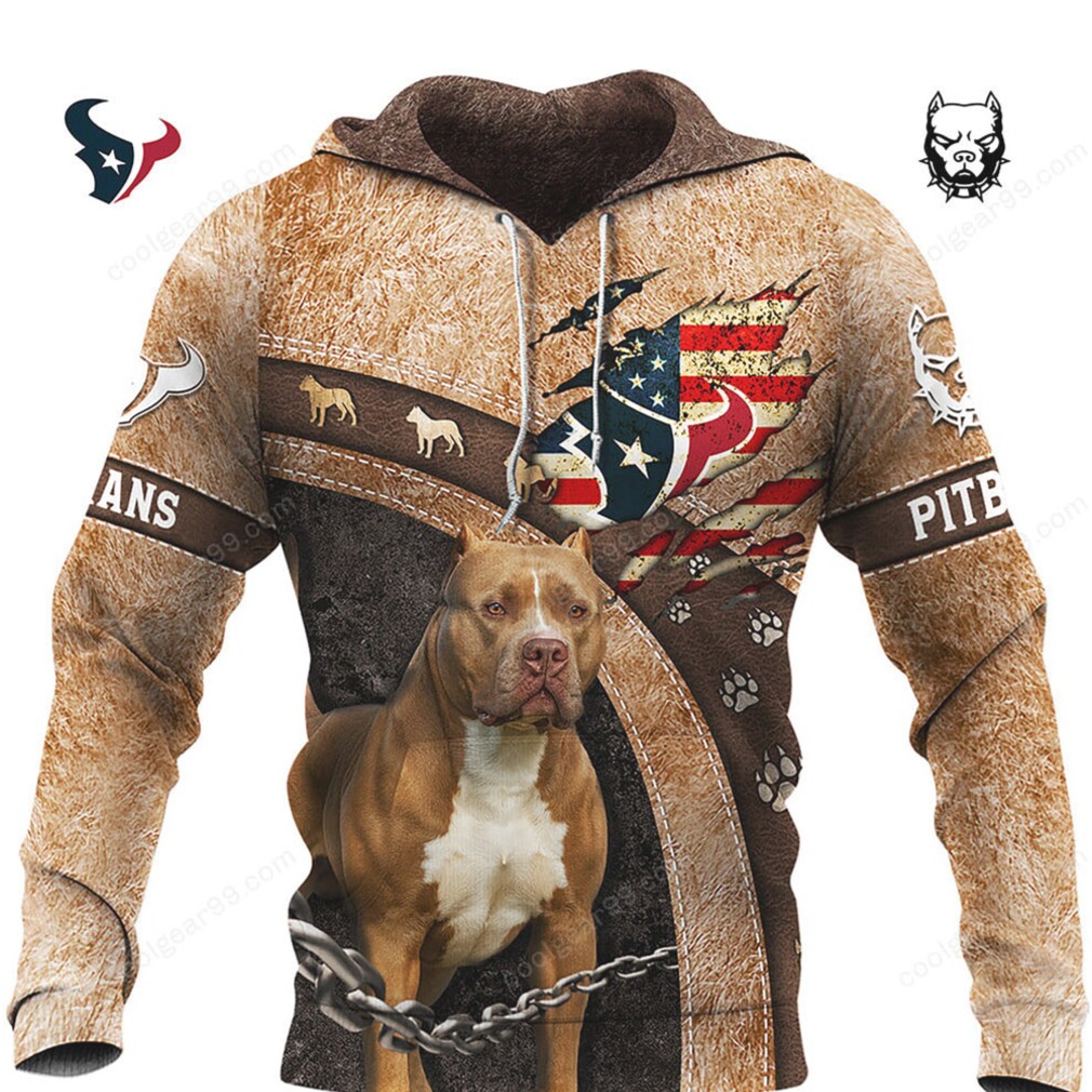 American Flag Pit Bul NFL Team Football Graphic Hoodie American Flag Pit Bul NFL Team Football Graphic Hoodie