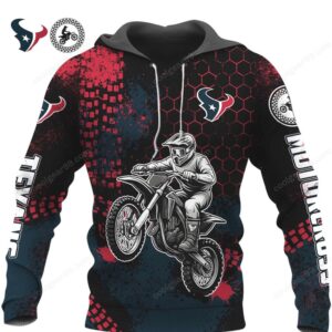 Houston Texans Motocross Gear Collection NFL Flag Hoodie