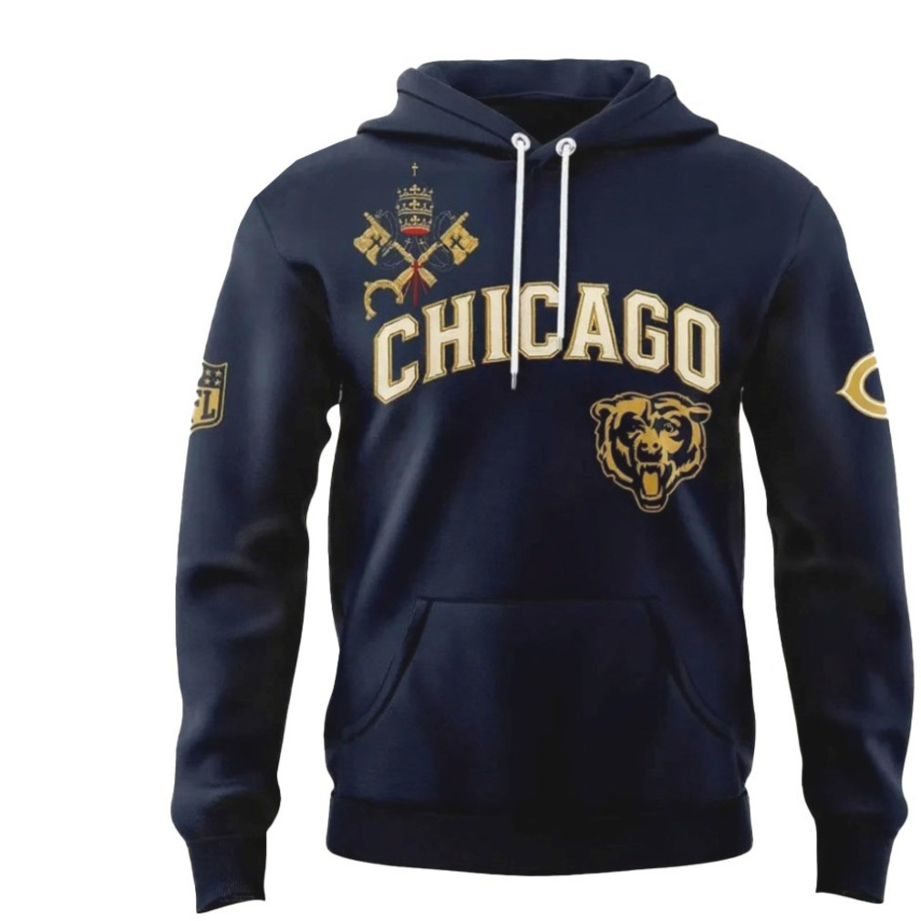 Official 2025 NFC North Division Champions Chicago Bears Fan Hoodie Official 2025 NFC North Division Champions Chicago Bears Fan Hoodie