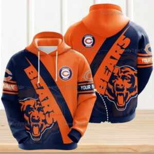 Official Chicago Bears NFL Team Football Hoodie