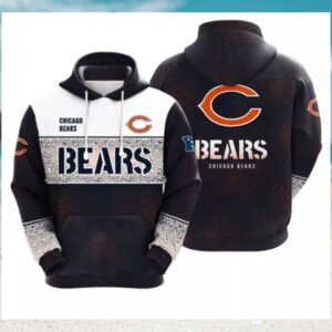 Official Chicago Bears Vintage Team Logo Hoodie Official Chicago Bears Vintage Team Logo Hoodie