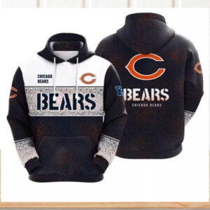 Official Chicago Bears Vintage Team Logo Hoodie