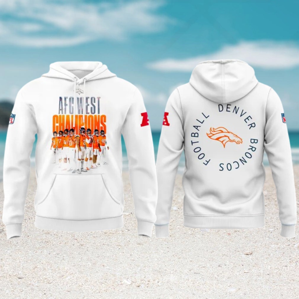 Official Denver Broncos AFC West Champions Hoodie Official Denver Broncos AFC West Champions Hoodie
