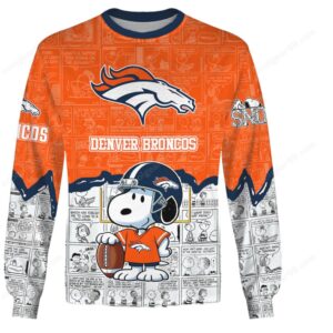 Official Denver Broncos Snoopy Special Colorful Hoodie