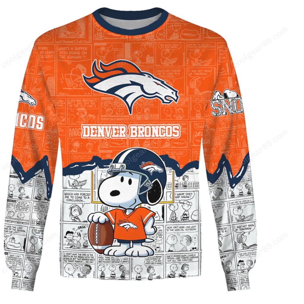 Official Denver Broncos Snoopy Special Colorful Hoodie Official Denver Broncos Snoopy Special Colorful Hoodie
