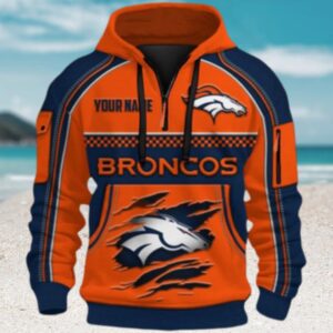 Official Denver Broncos 'Your Name' Apparel Hoodie