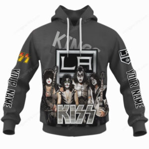 Official KISS Band Los Angeles Kings Custom Fan Gear Official KISS Band Los Angeles Kings Custom Fan Gear