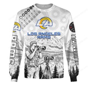Official Los Angeles Rams Merchandise Photographer Graphic Shirt