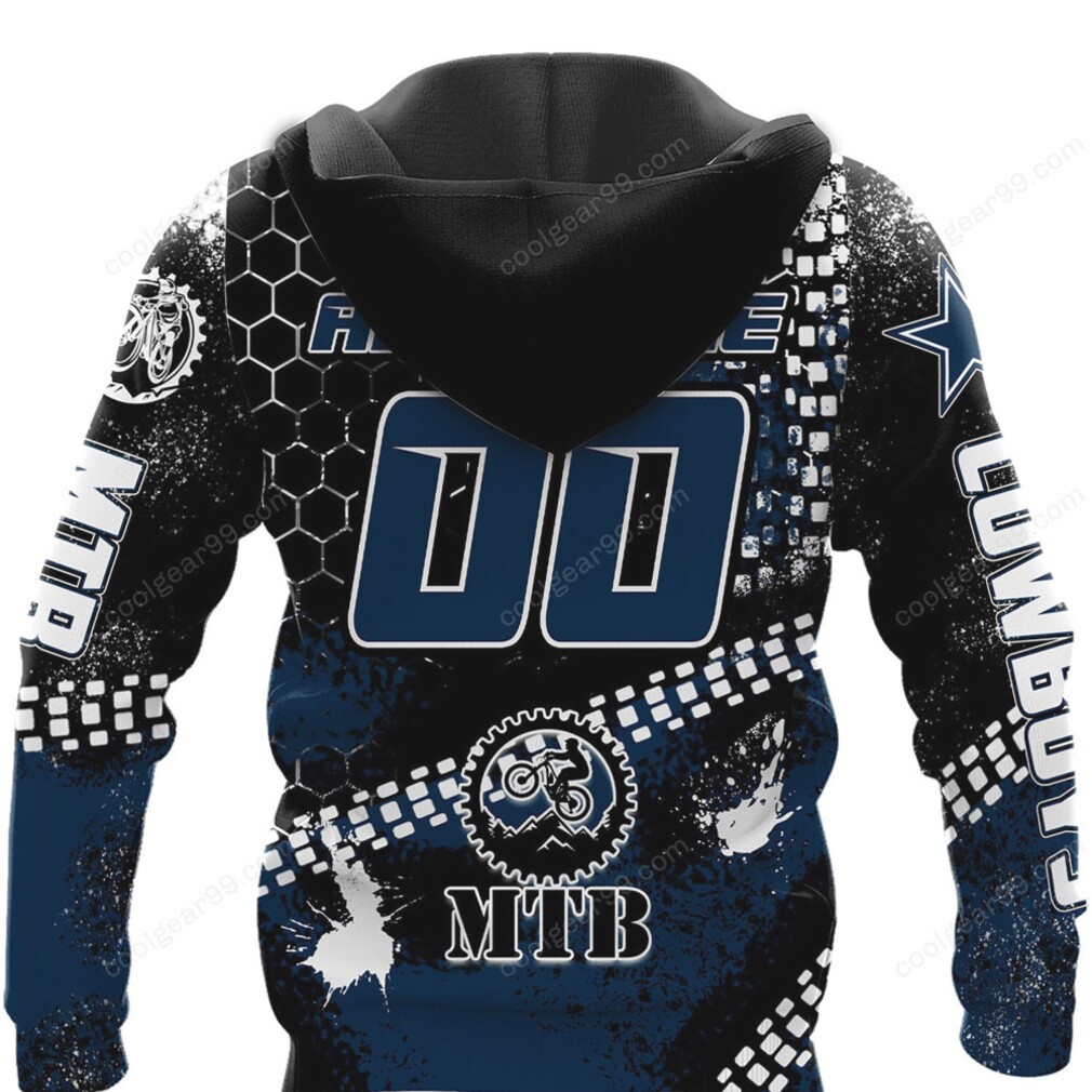 Official NFL Dallas Cowboys Long Sleeve MTB Jersey Hoddie Official NFL Dallas Cowboys Long Sleeve MTB Jersey Hoddie