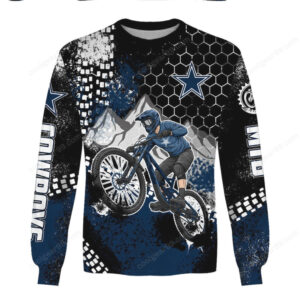 Official NFL Dallas Cowboys Long Sleeve MTB Jersey Hoddie
