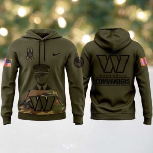 Official NFL Washington Commanders Salute to Service Hoodie