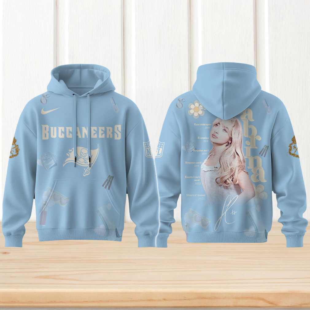 Official Sabrina Carpenter x NFL Buccaneers Fan Hoodie Official Sabrina Carpenter x NFL Buccaneers Fan Hoodie