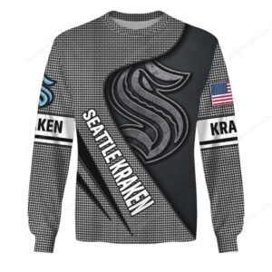 Official Seattle Kraken Hoodie and Long Sleeve Shirt