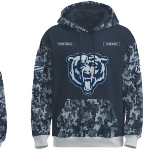 Official US Navy and Chicago Bears Commemorative Hoodie