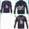 Minnesota Vikings ‘I Bleed Purple & Yellow’ Hoodie Minnesota Vikings ‘I Bleed Purple & Yellow’ Hoodie