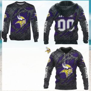 Official Vikings Football Team Apparel Purple & Black Edition hoodie Official Vikings Football Team Apparel Purple & Black Edition hoodie