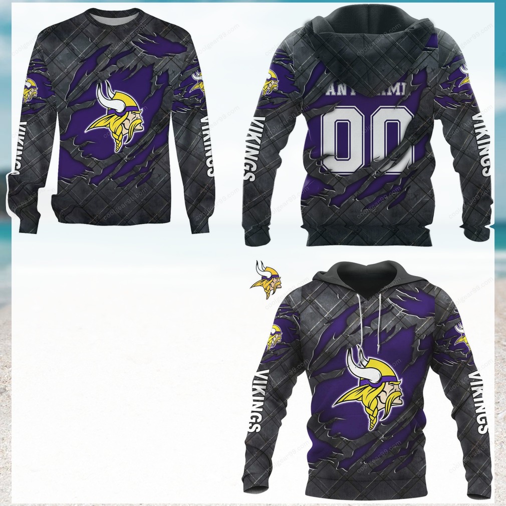 Official Vikings Football Team Apparel Purple & Black Edition hoodie Official Vikings Football Team Apparel Purple & Black Edition hoodie