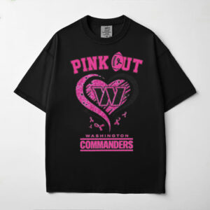Original Pink Out Tackle Breast Cancer Washington Commanders T Shirt
