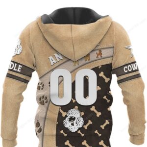 Patriotic Poodle Cowboys, Poodle Dog Lover's Country Style Shirt