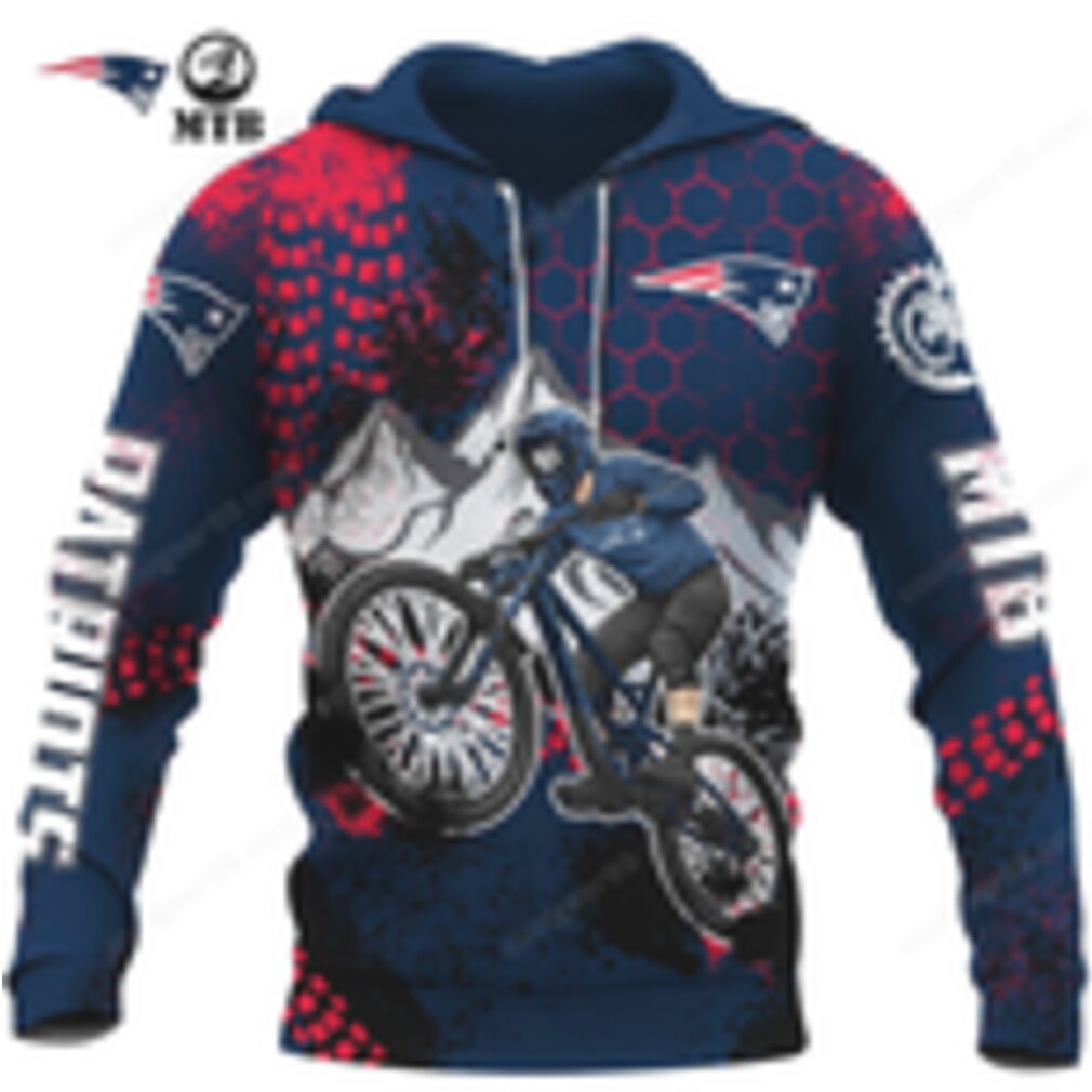 Patriots Mountain Biking Graphic Performance Hoddie Patriots Mountain Biking Graphic Performance Hoddie