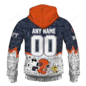 Peanuts x Chicago Bears Comic Strip Apparel Collection Fan Hoodie