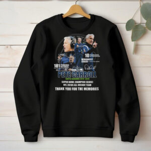 Pete Carroll Seattle Seahawks Thank You For The Memories Shirt