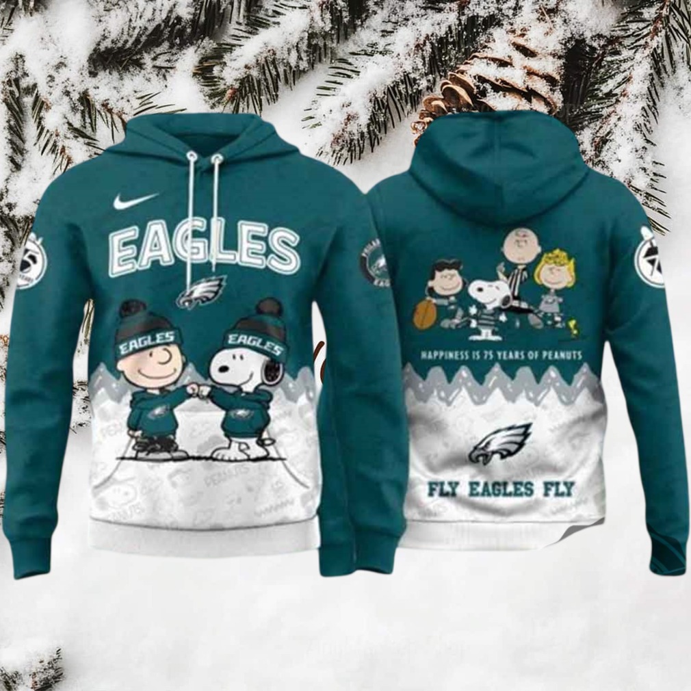 Philadelphia Eagles Snoopy Peanuts Happy 75Th Anniversary Hoodie Tshirt Apperal fireartee_2 Philadelphia Eagles Snoopy Peanuts Happy 75Th Anniversary Hoodie Tshirt Apperal fireartee_2