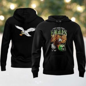 Philadelphia Eagles helmet vintage mascot Hoodie