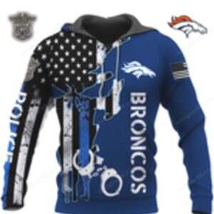 Police Official Denver Broncos Fan Hoodie