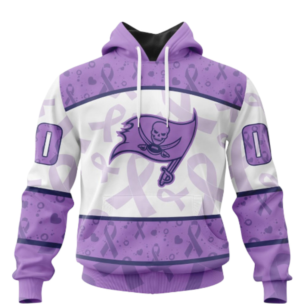 Purple Ribbon Pirate Skull Awareness Hoodie Purple Ribbon Pirate Skull Awareness Hoodie