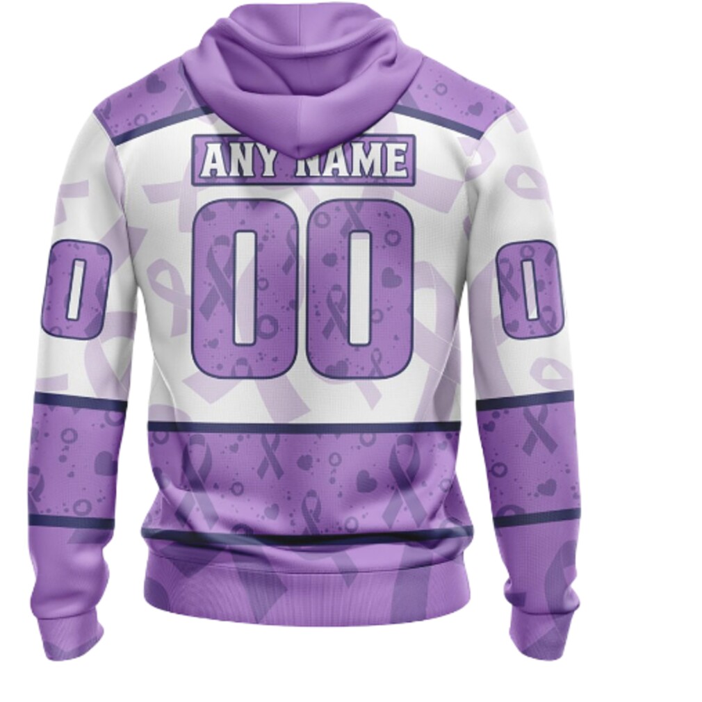 Purple Ribbon Pirate Skull Awareness Hoodie Purple Ribbon Pirate Skull Awareness Hoodie